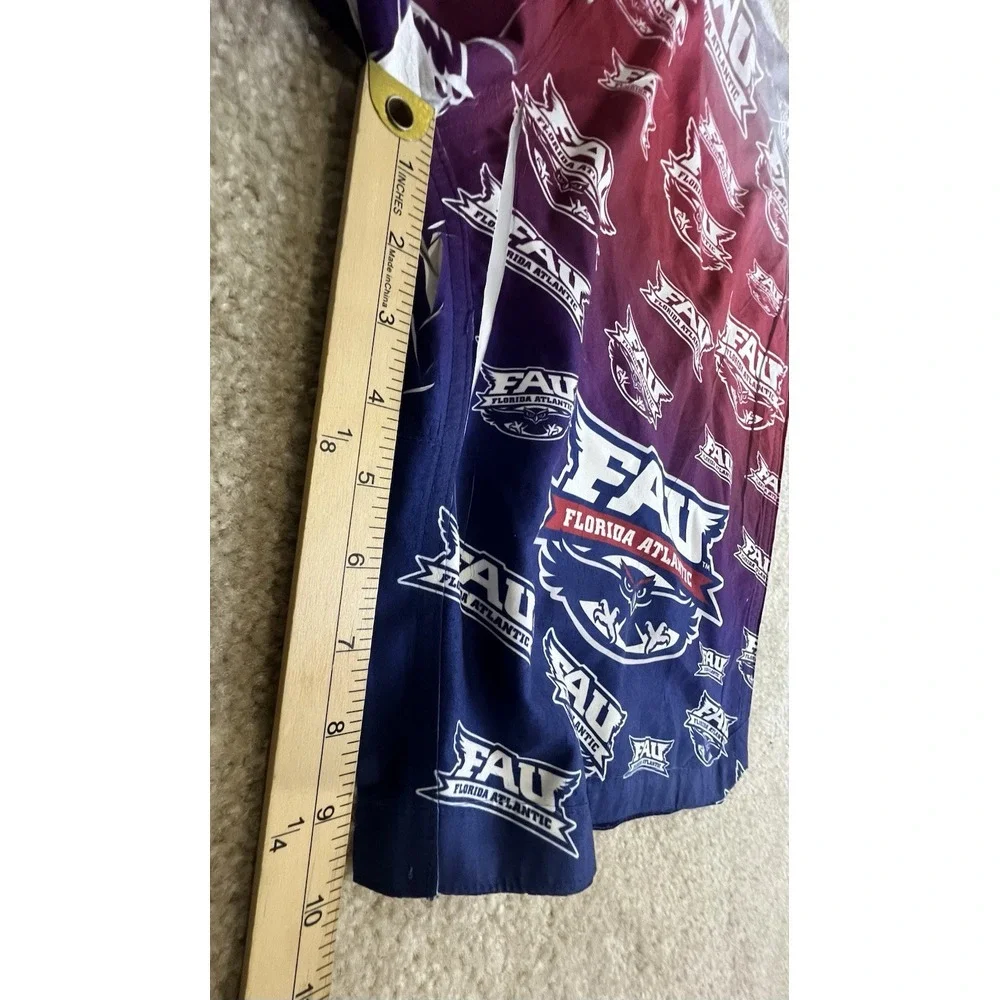 FAU Florida Atlantic University Horned Owls‎ Swim Trunks Mens 36 Board Shorts